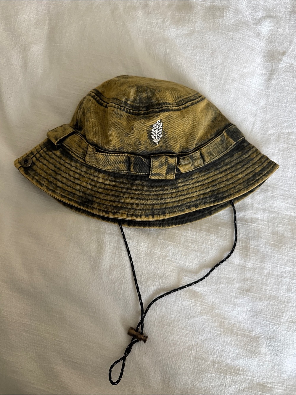 Free People FP Movement Happy Trails Bucket Hat Washed Black NWOT